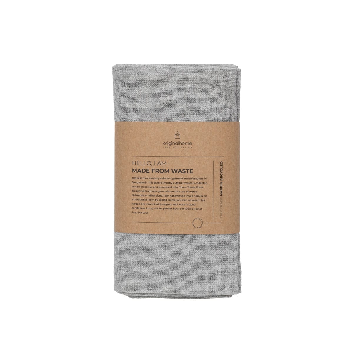 Originalhome Napkin Recycled Grey – S/4