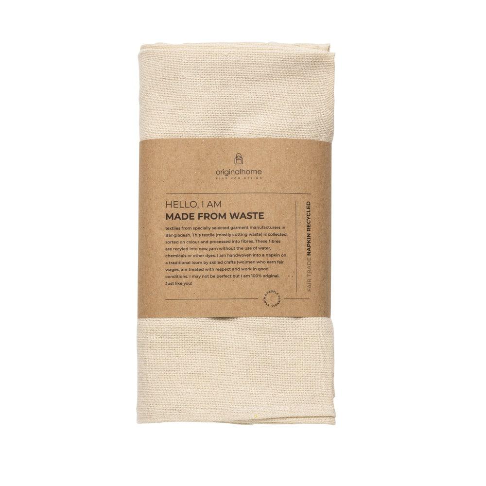 Originalhome Napkin Recycled Off White – S/4