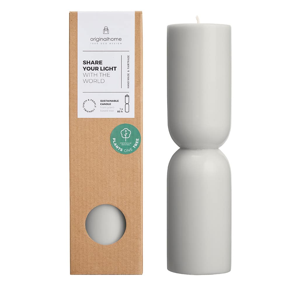 originalhome Organic Candle L – Light Grey