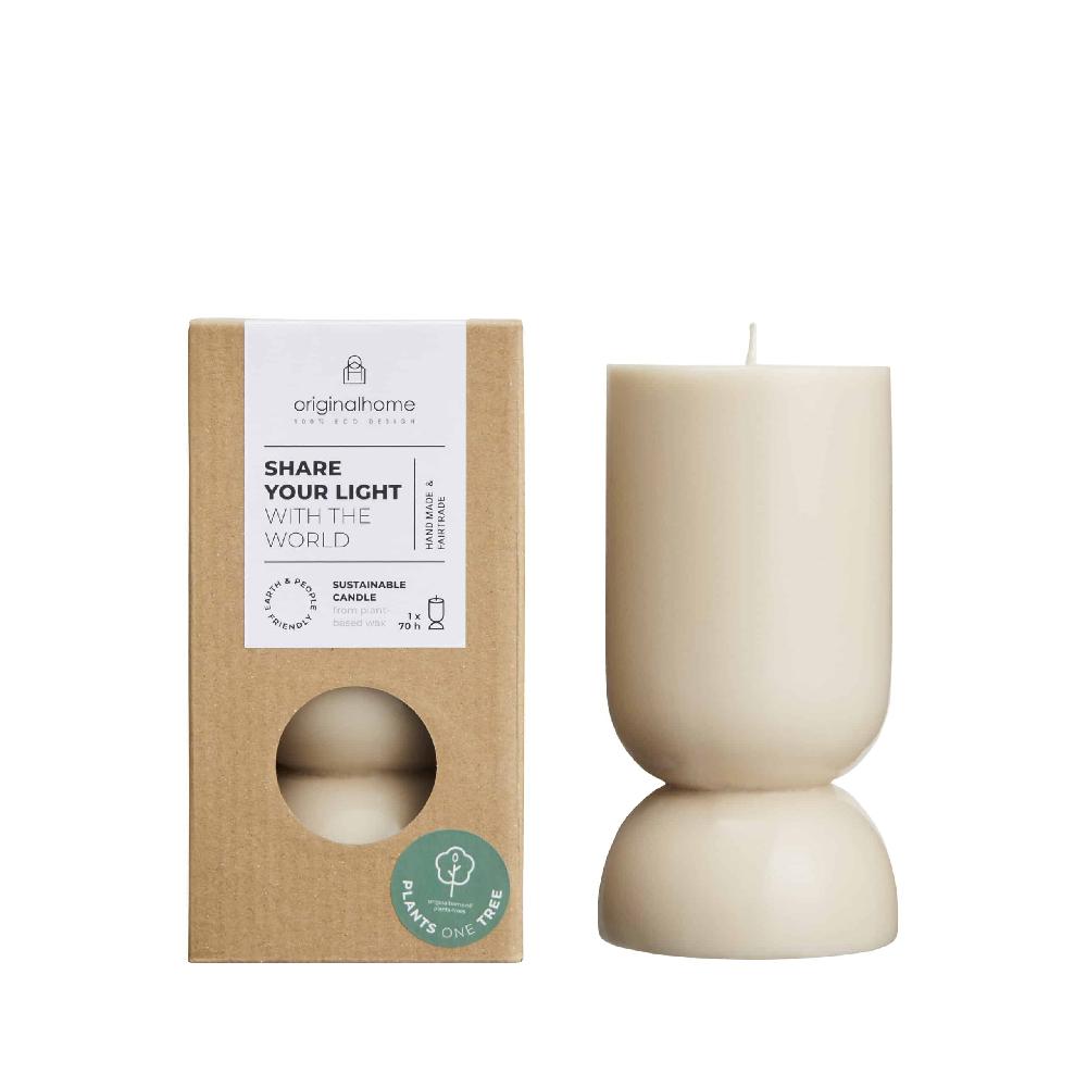 originalhome Organic Candle S – Beige