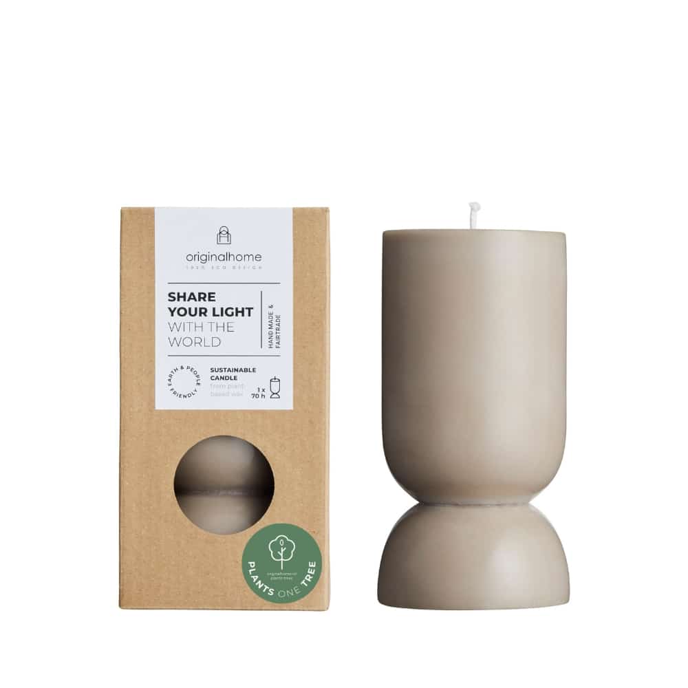 originalhome Organic Candle S – Clay