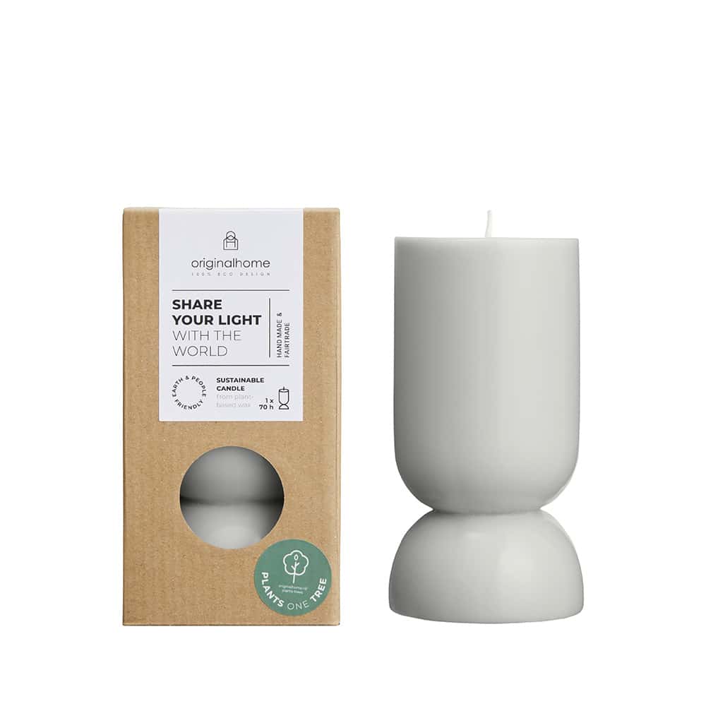 originalhome Organic Candle S – L. Grey