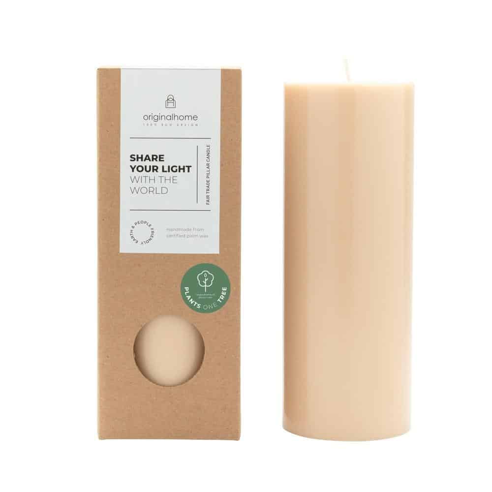 originalhome Pillar Candle Beige