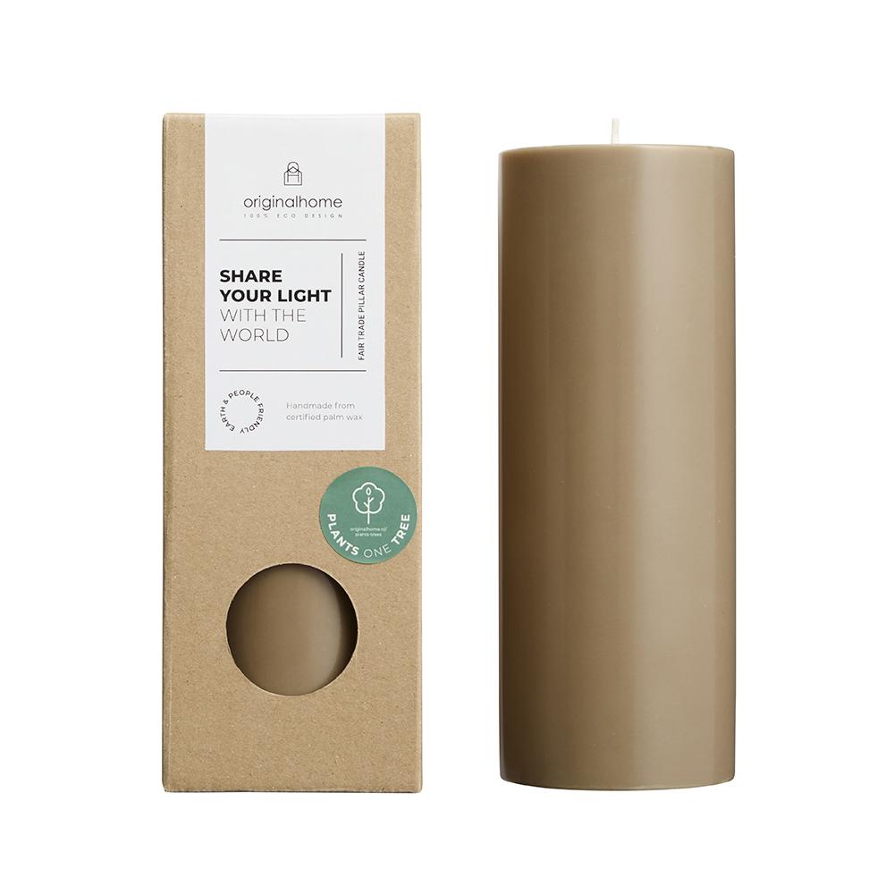 originalhome Pillar Candle Chocolate
