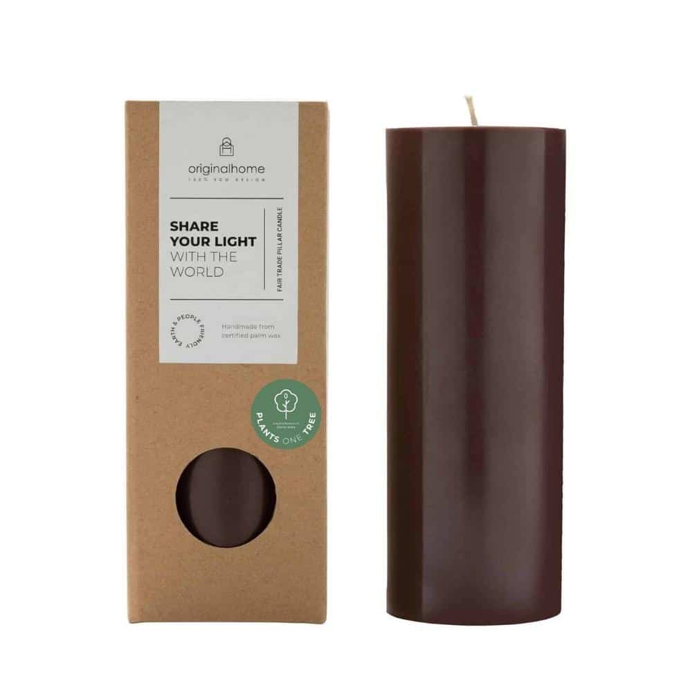 originalhome Pillar Candle Dark Grape