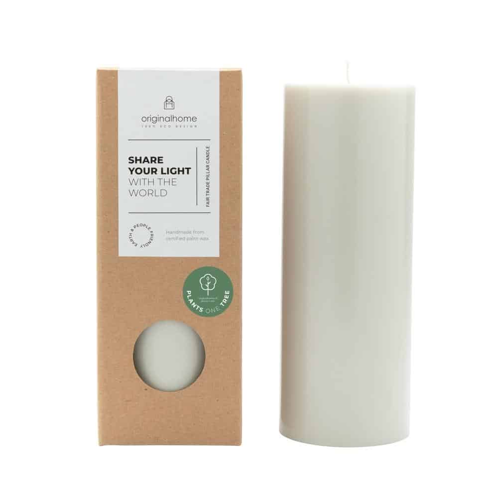 originalhome Pillar Candle L Grey