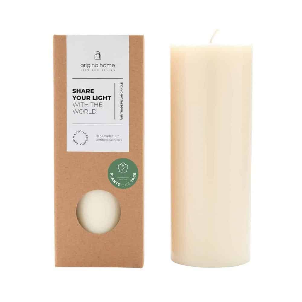 originalhome Pillar Candle Off White