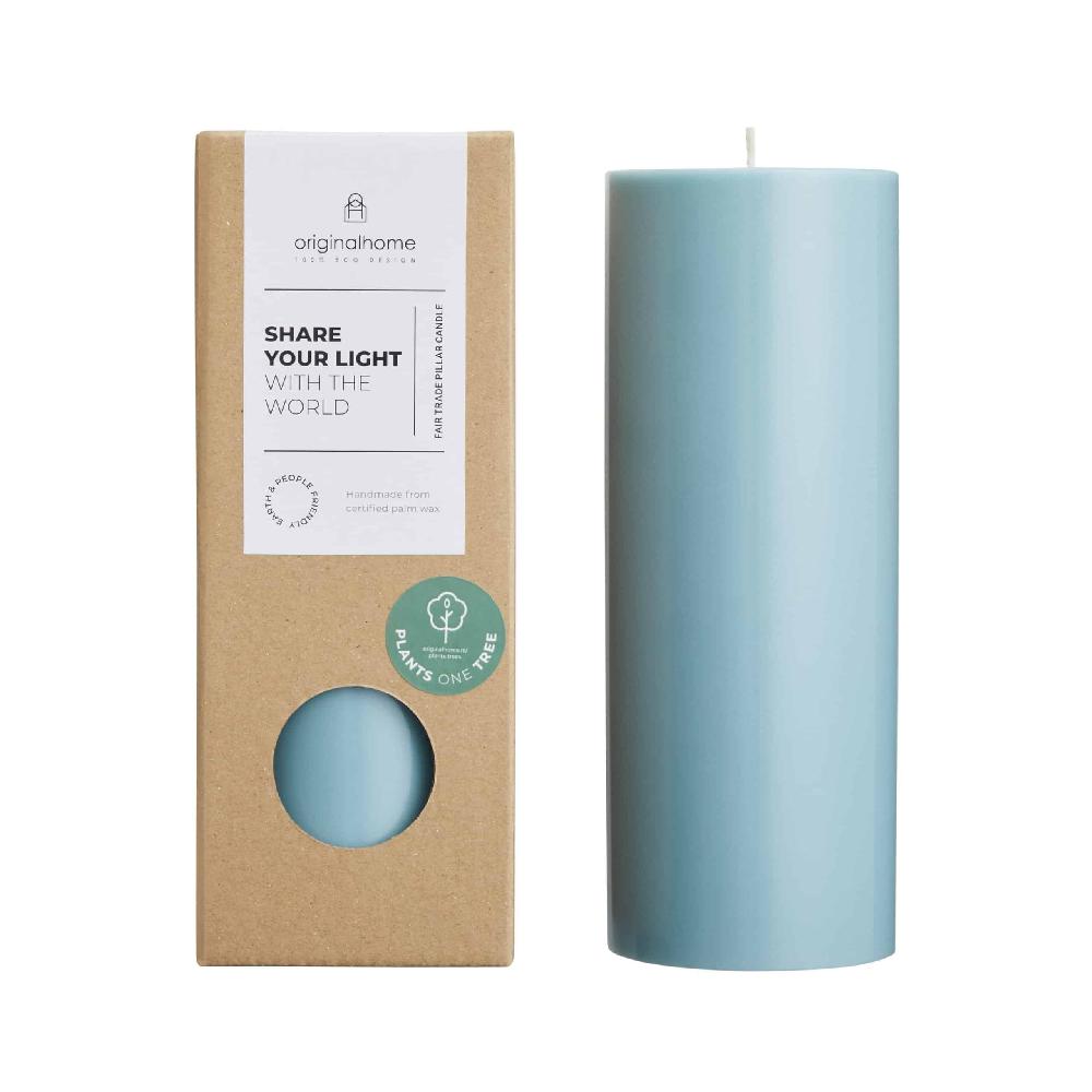 originalhome Pillar Candle Sea Green