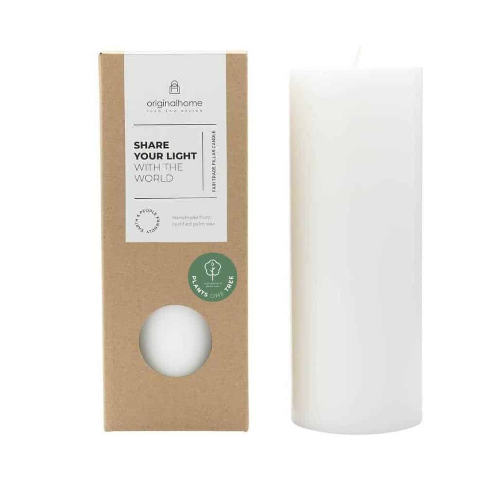 originalhome Pillar Candle White