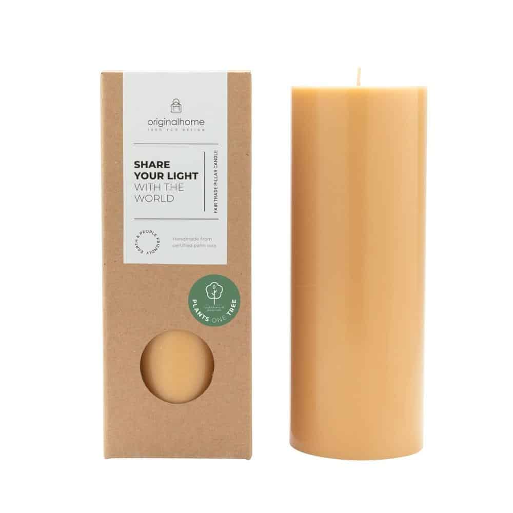 originalhome Pillar Candle Yellow