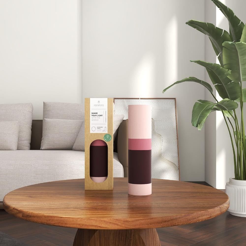 Originalhome Pillar Layered Tall – Dusty Rose