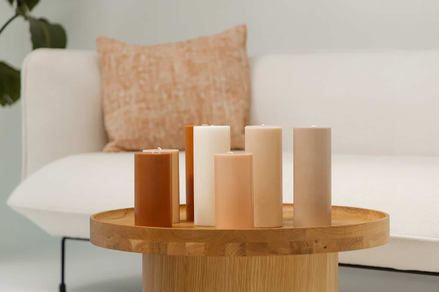 Originalhome Pillar Small Cognac – ø 7 5 X 15 Cm