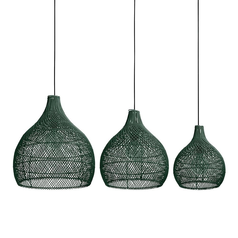 Originalhome Recycled Lampshade Bawang Green – S/3