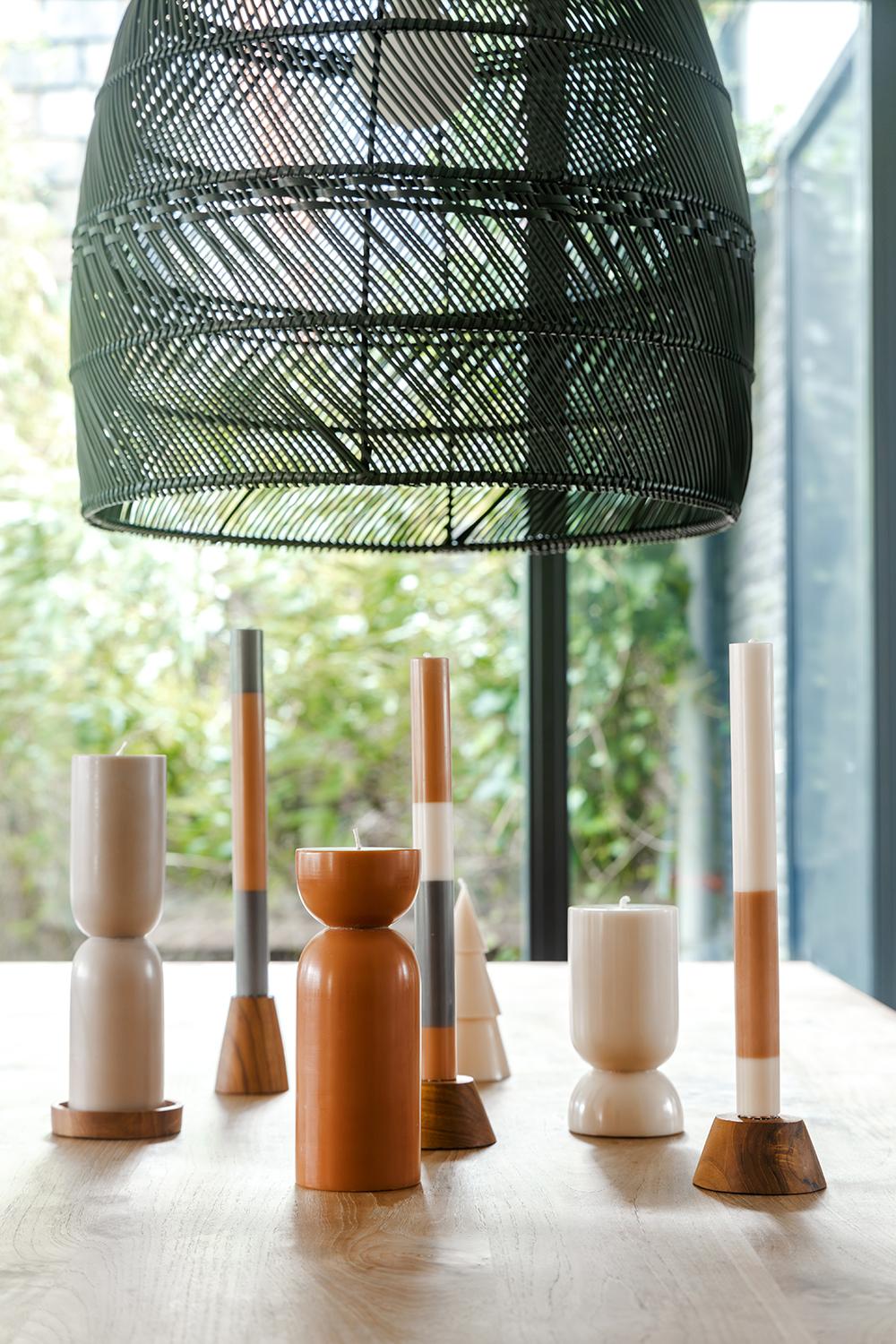 Originalhome Recycled Lampshade Moon Green – S/3