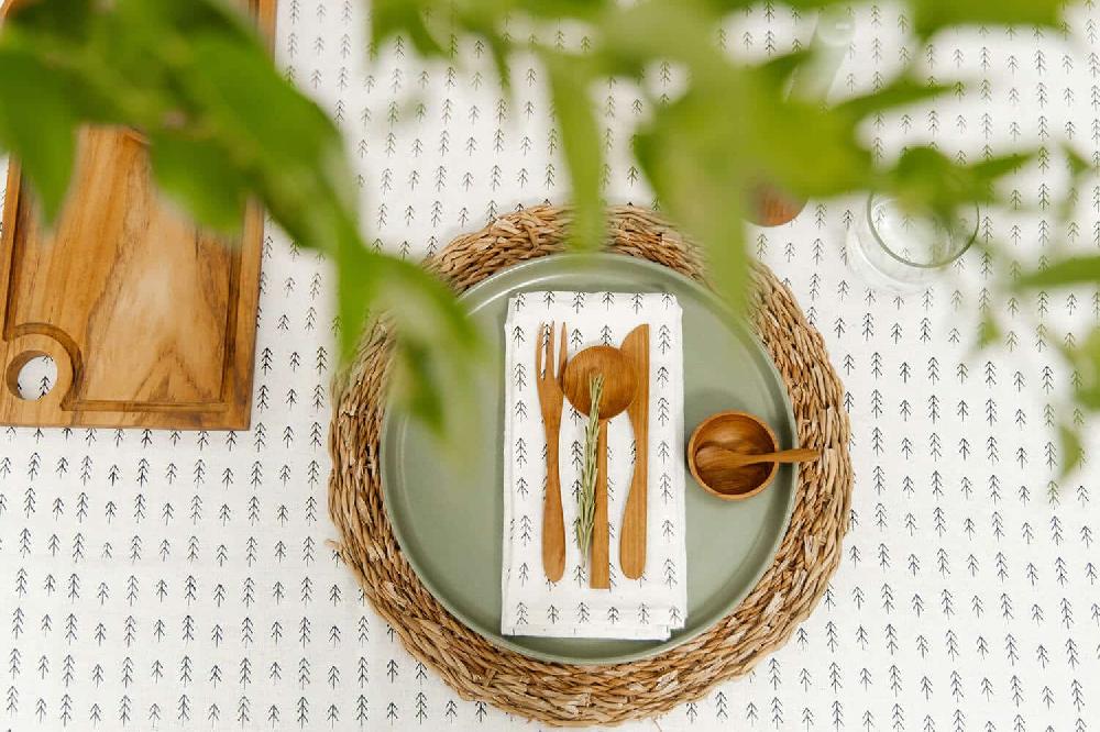 Originalhome Table Cloth Recycled Pine Tree