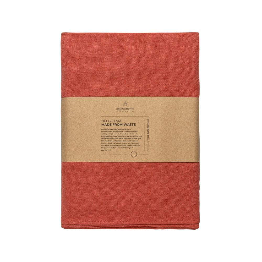 Originalhome Table Cloth Recycled – Rust Red