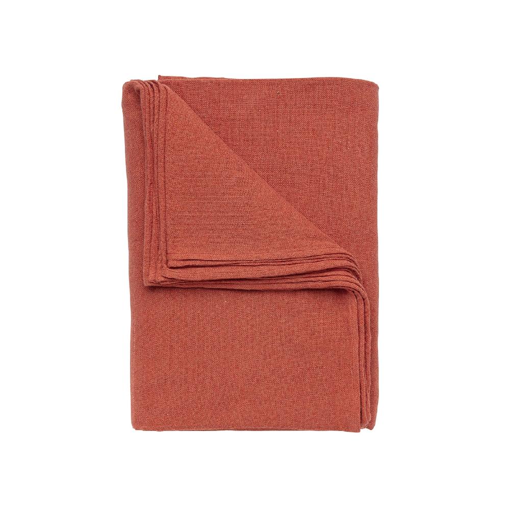 originalhome Table Cloth Recycled – Rust Red