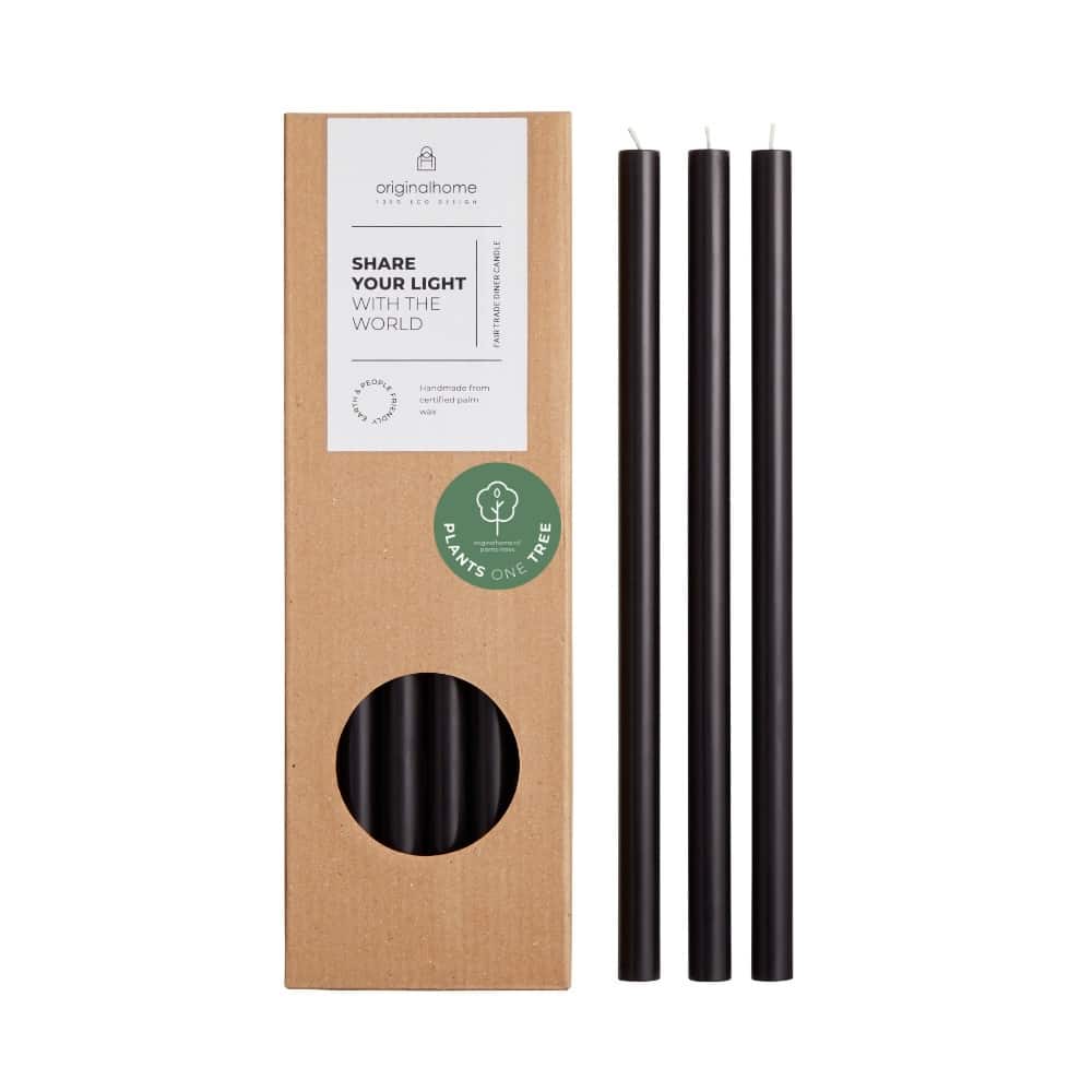 originalhome Thins Black – ø 1.3 x 25 cm -10 pcs