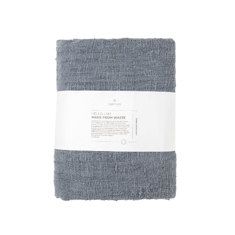 Originalhome Throw Waste Cotton – Dark Grey