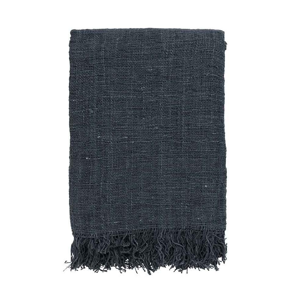 originalhome Throw Waste Cotton – Dark Grey