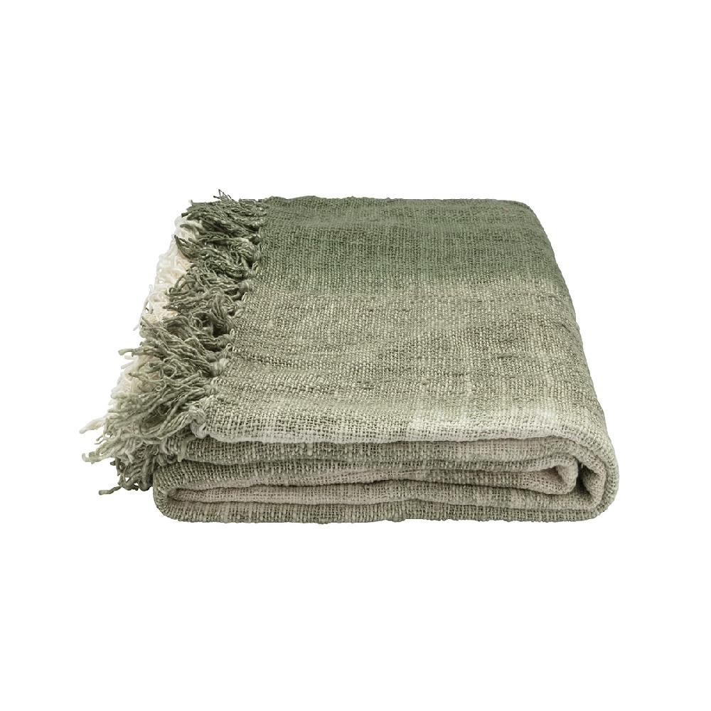 Originalhome Throw Waste Cotton – Gradient Green