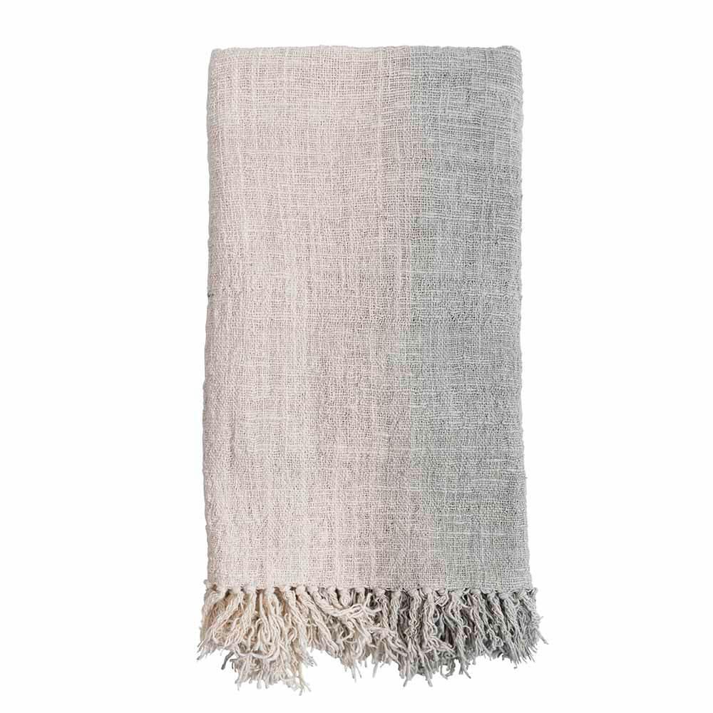 originalhome Throw Waste Cotton – Gradient Grey