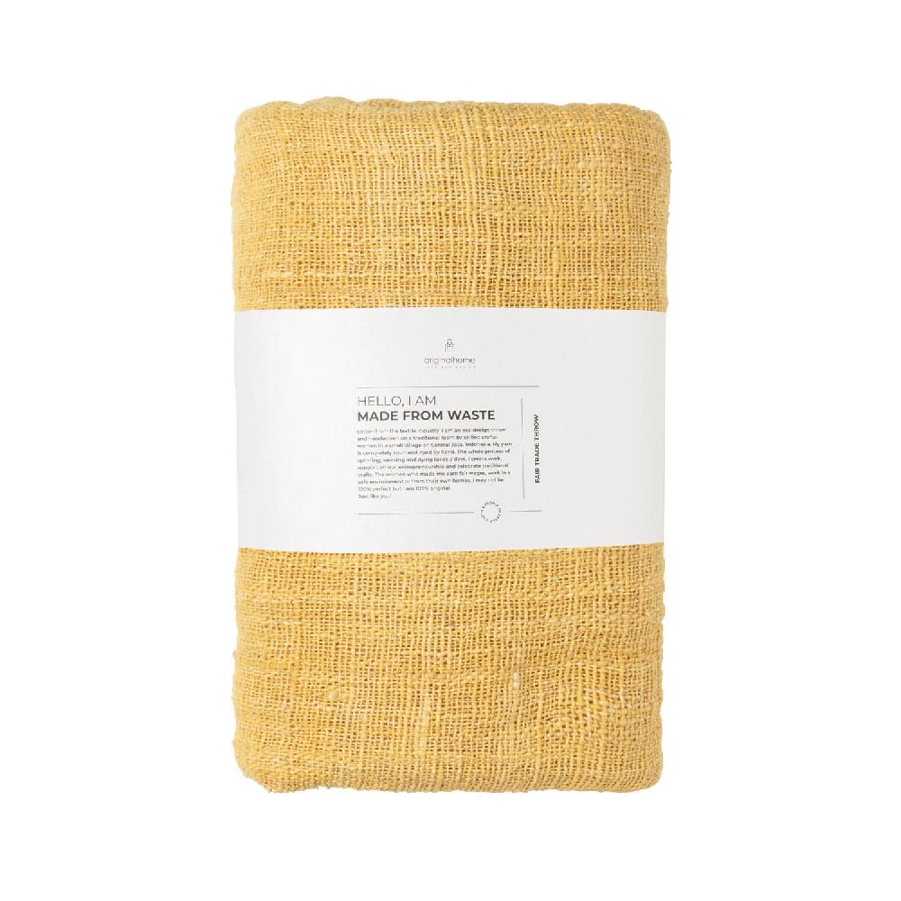 Originalhome Throw Waste Cotton – Jute