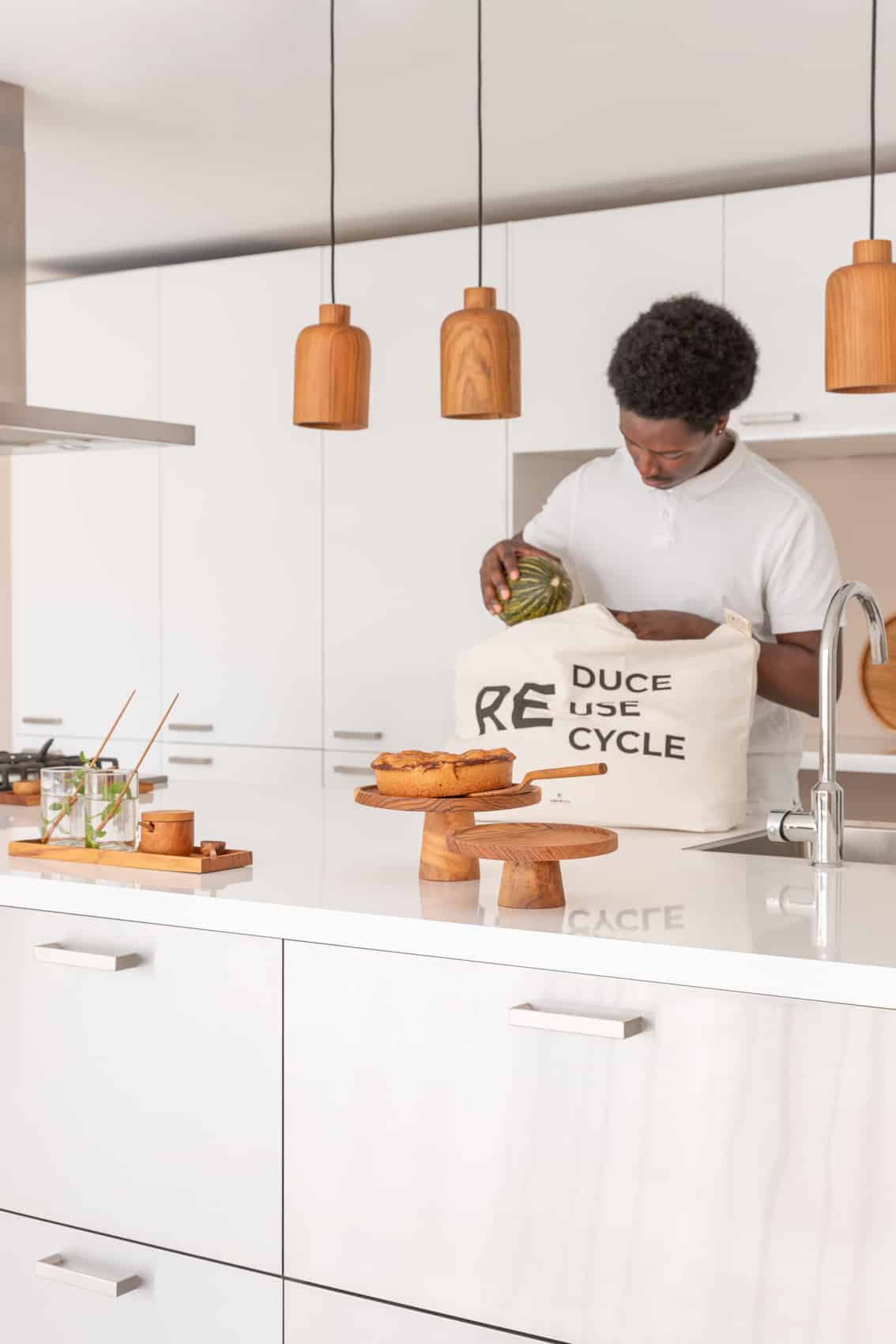 Originalhome Tote Made From Waste L – Reduce