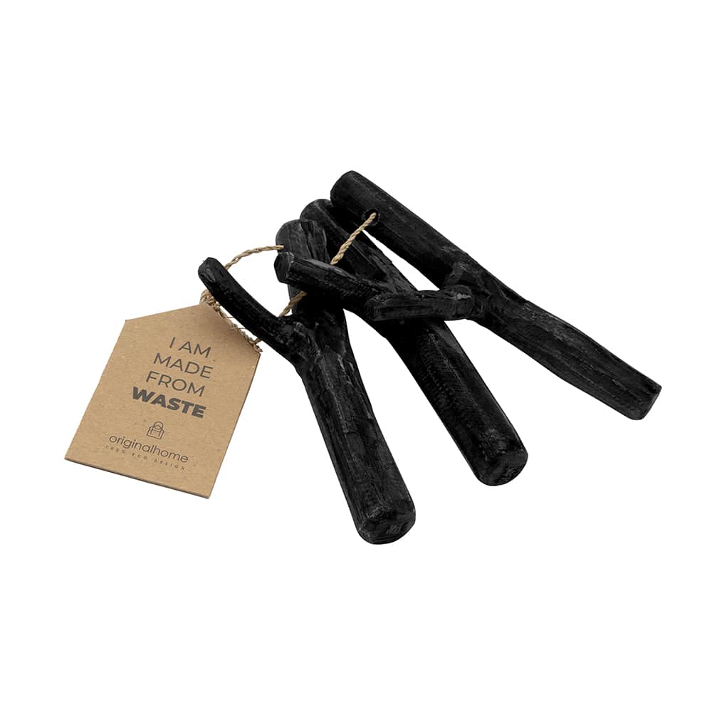 originalhome Towel Hangers Black – S/3