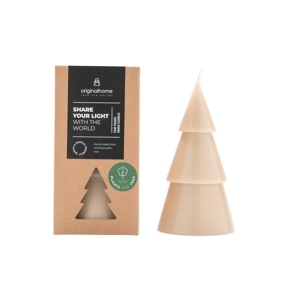 originalhome Tree Candle Beige – L