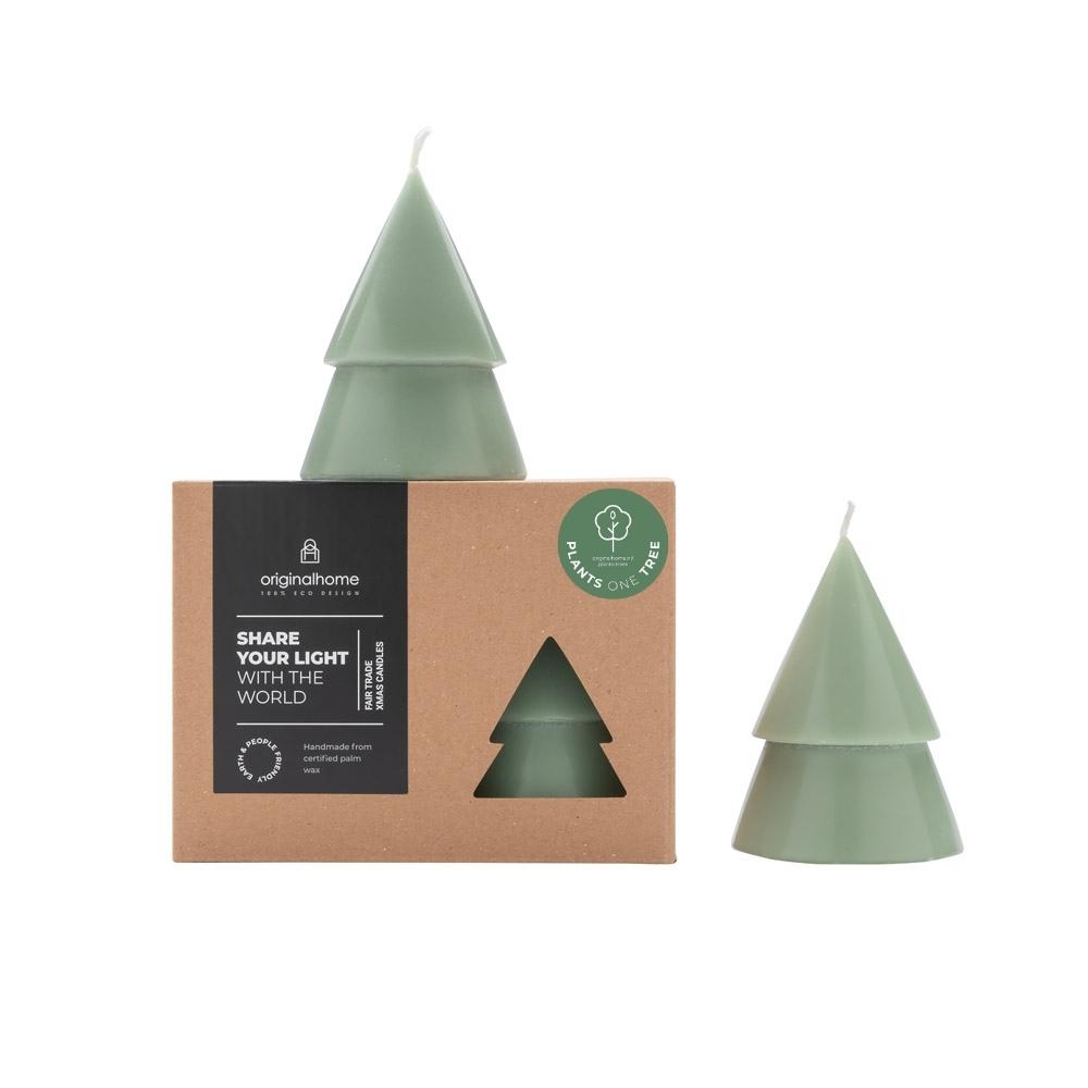 originalhome Tree Candle Green – M S/2