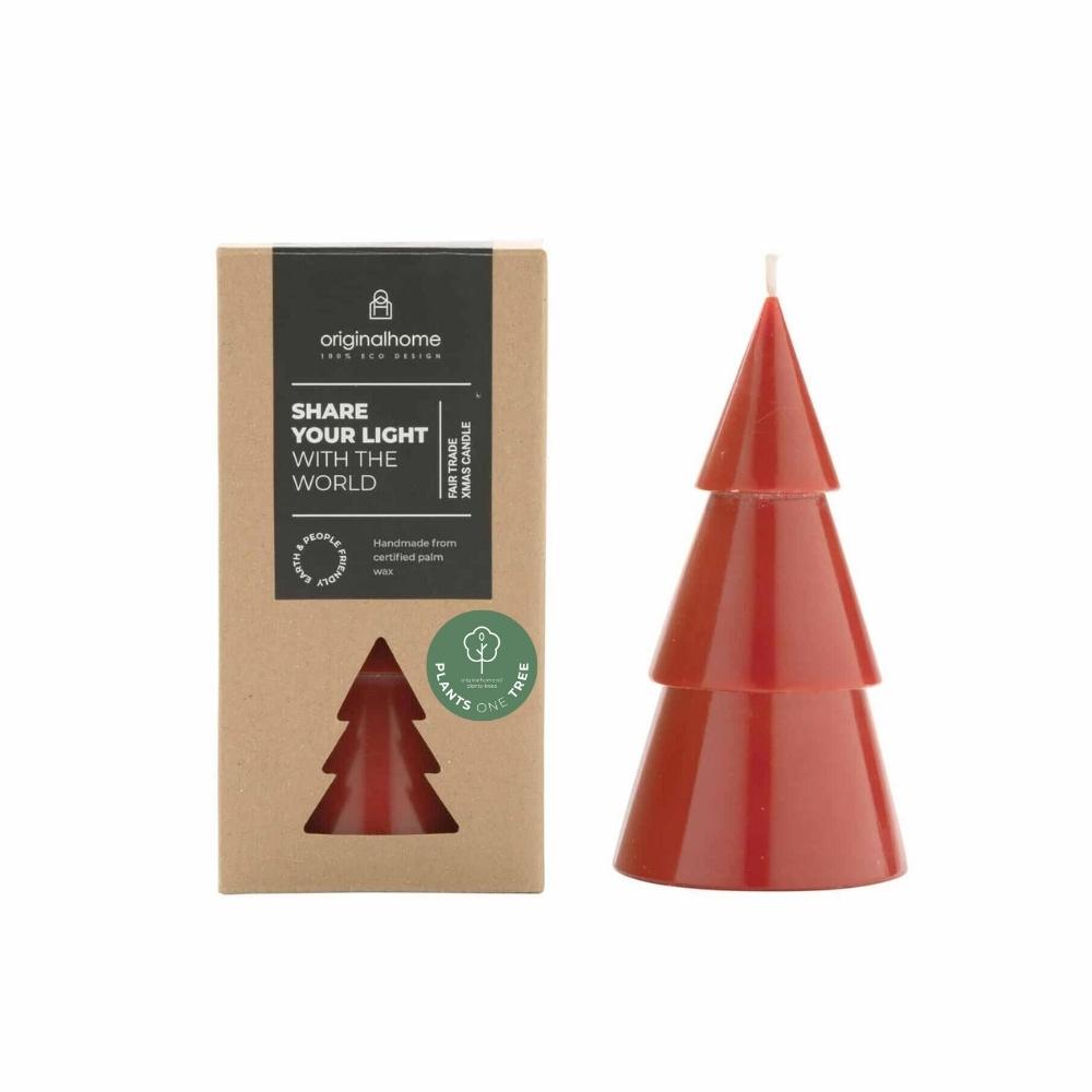 originalhome Tree Candle Warm Red – L