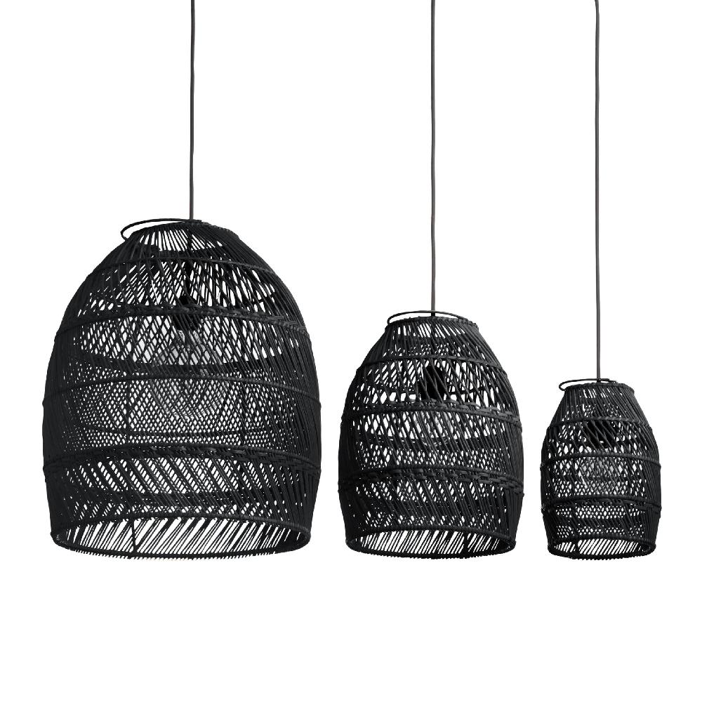 Originalhome Recycled Lampshade Moon Small Black – S/3