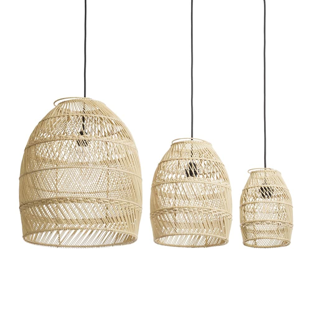 Originalhome Recycled Lampshade Moon Small Natural – S/3