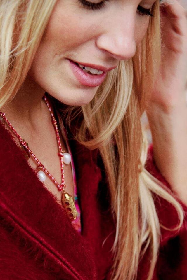 orla antwerp Geluksbrenger Parel Hanger Halsketting