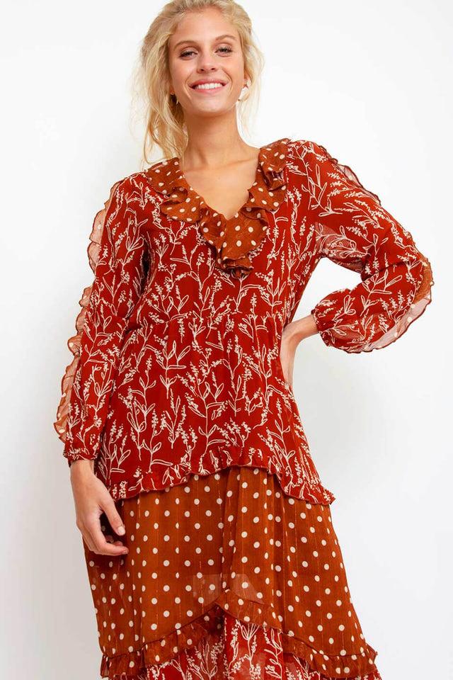 orla antwerp Adriano Ruffle Jurk