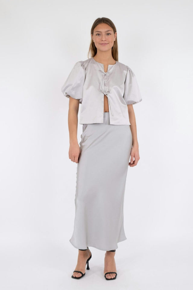 Orla Antwerp Aska Dull Satijnen Blouse