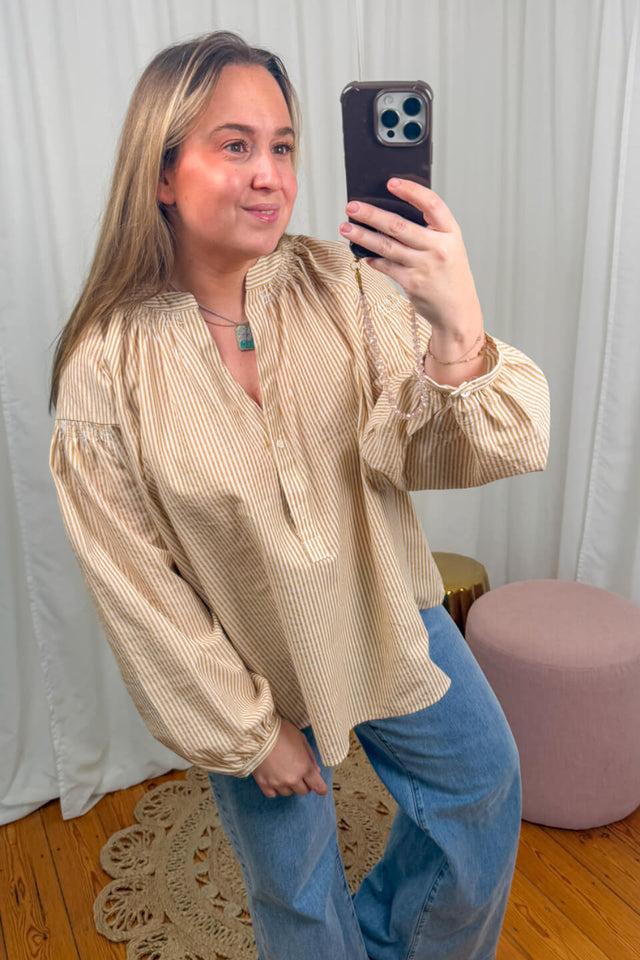 Orla Antwerp Baélie Gestreepte Blouse
