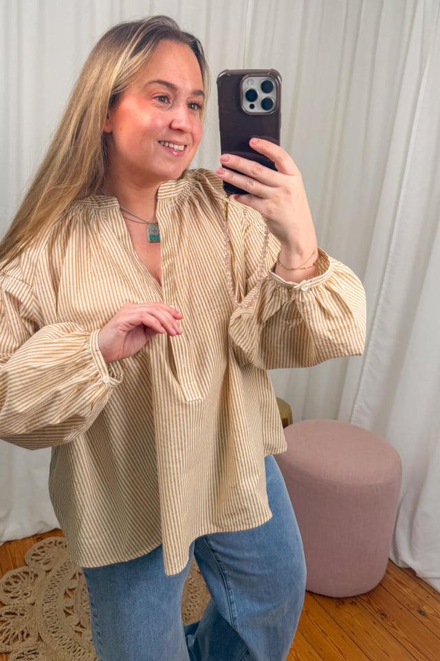 Orla Antwerp Baélie Gestreepte Blouse