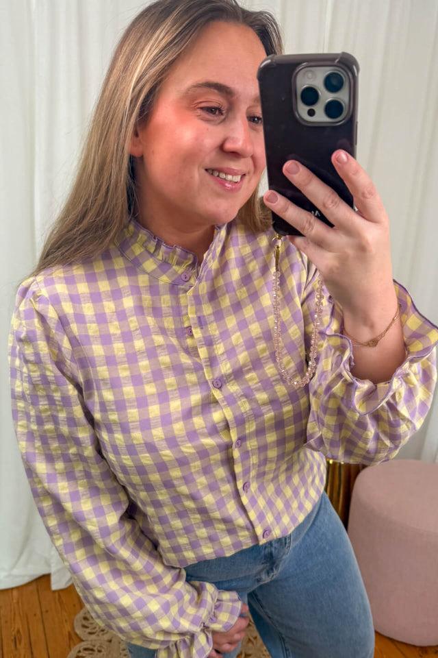 Orla Antwerp Bailey Geruite Blouse