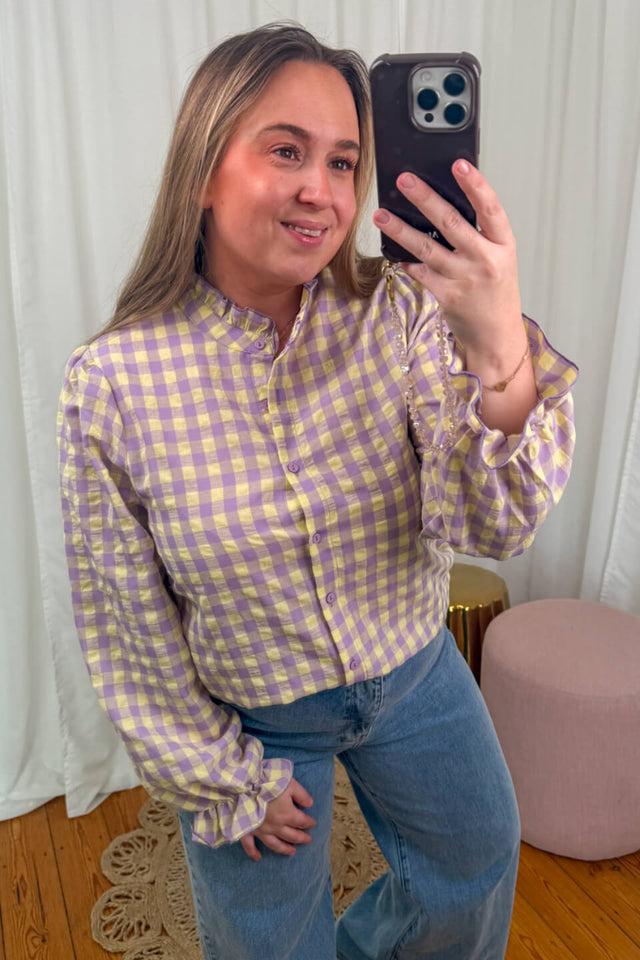 Orla Antwerp Bailey Geruite Blouse