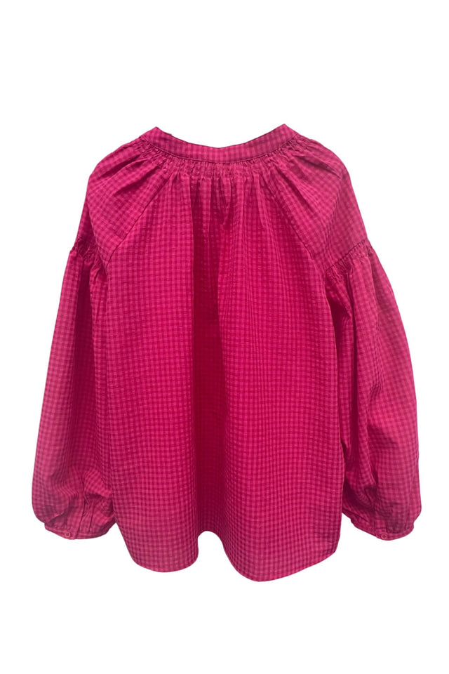 Orla Antwerp Bardot Geruite Blouse