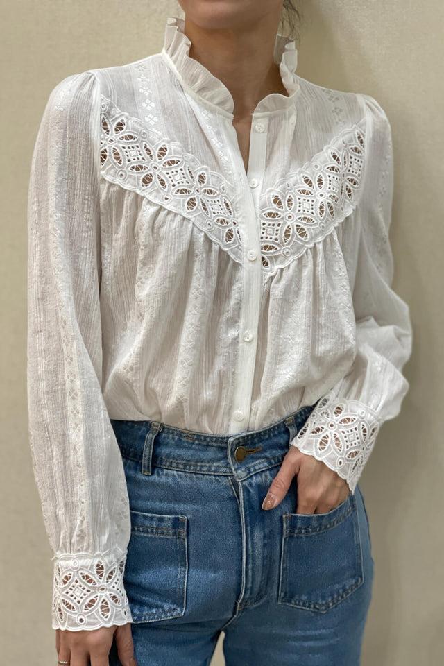 Orla Antwerp Beth Broderie Blouse