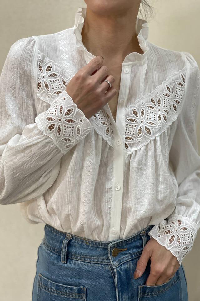 orla antwerp Beth Broderie Blouse