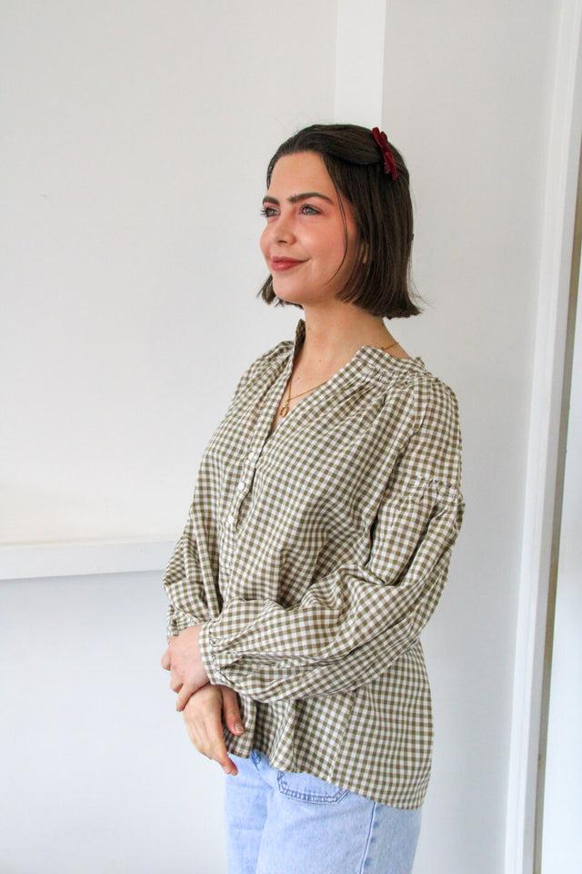 Orla Antwerp Blesse Geruite Blouse