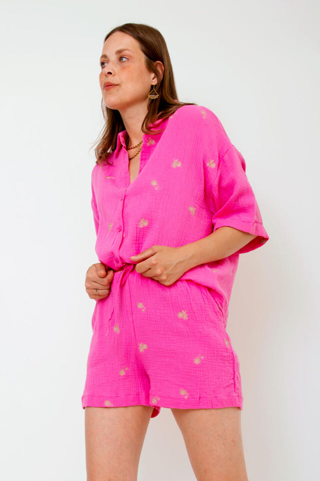 Orla Antwerp Bloemen Lurex Short