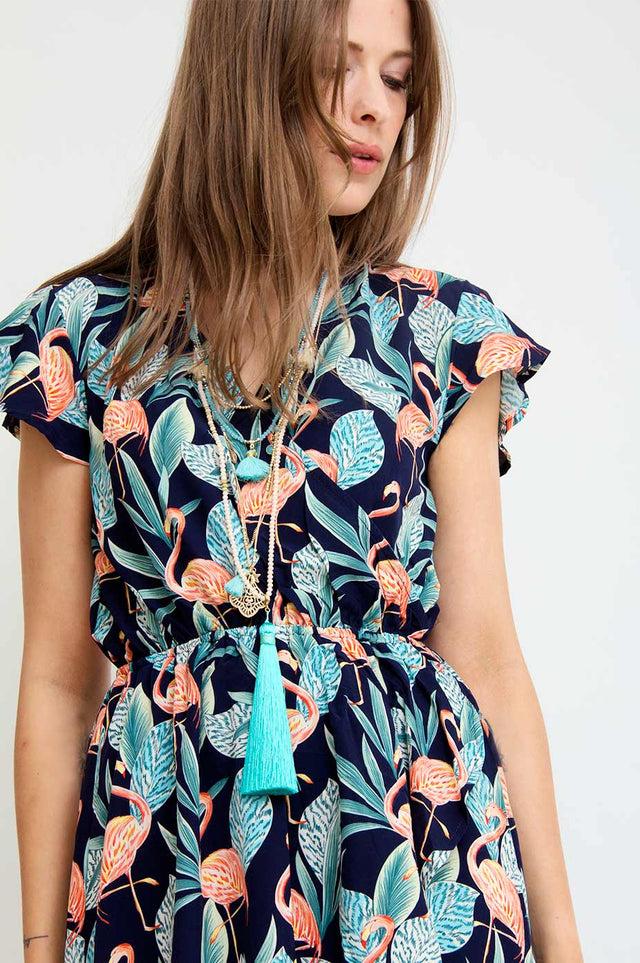 Orla Antwerp Boho Lux Halsketting Roze Turquoise