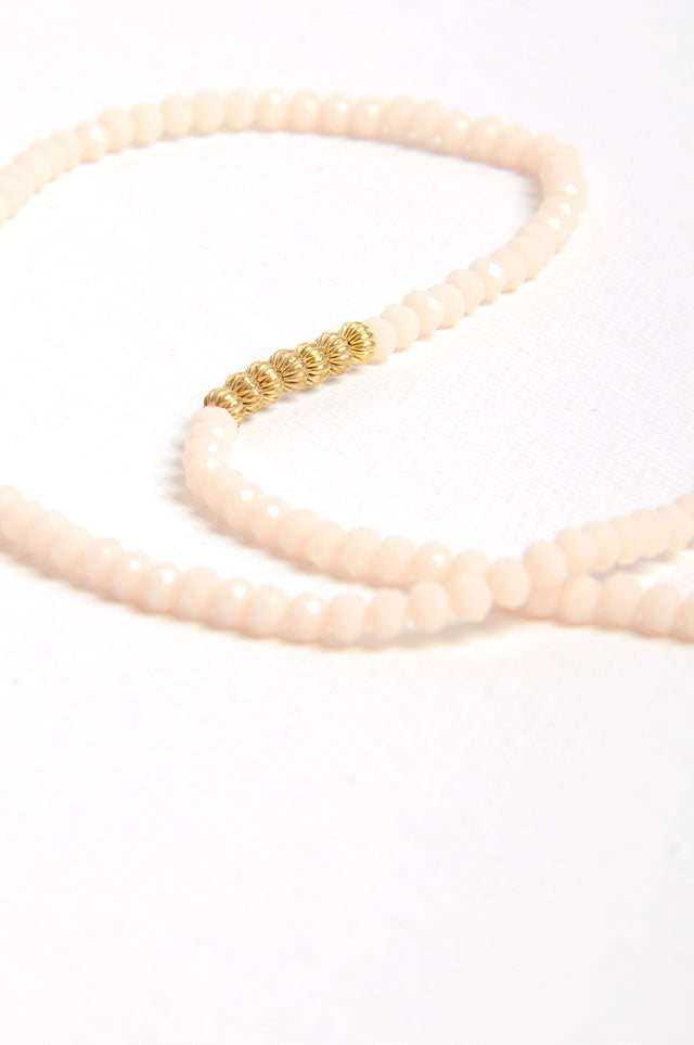 Orla Antwerp Boho Lux Halsketting Roze Turquoise