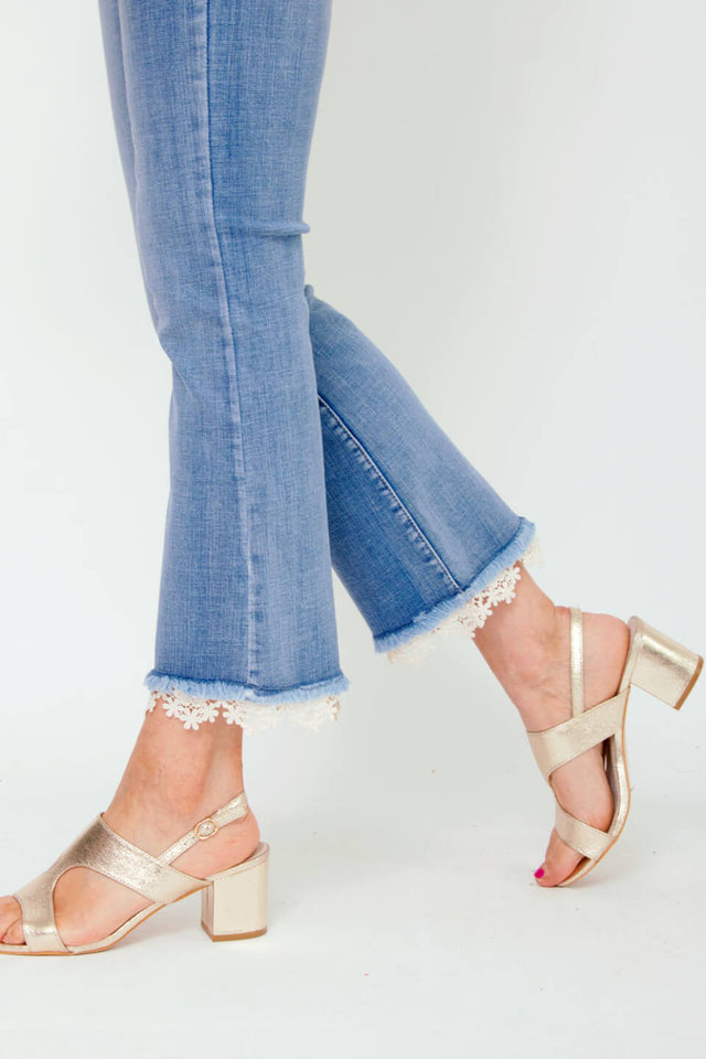 Orla Antwerp Bootcut Kanten Denim Jeans Broek