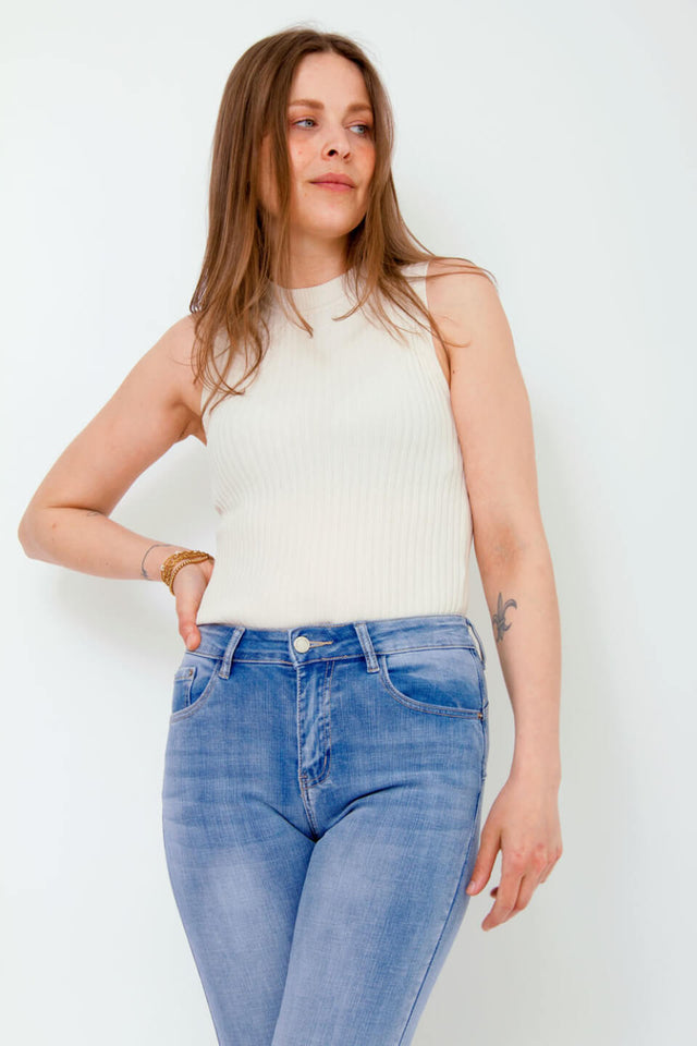 Orla Antwerp Bootcut Kanten Denim Jeans Broek
